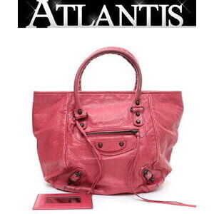Balenciaga The Sunday Tote Bag Red Leather